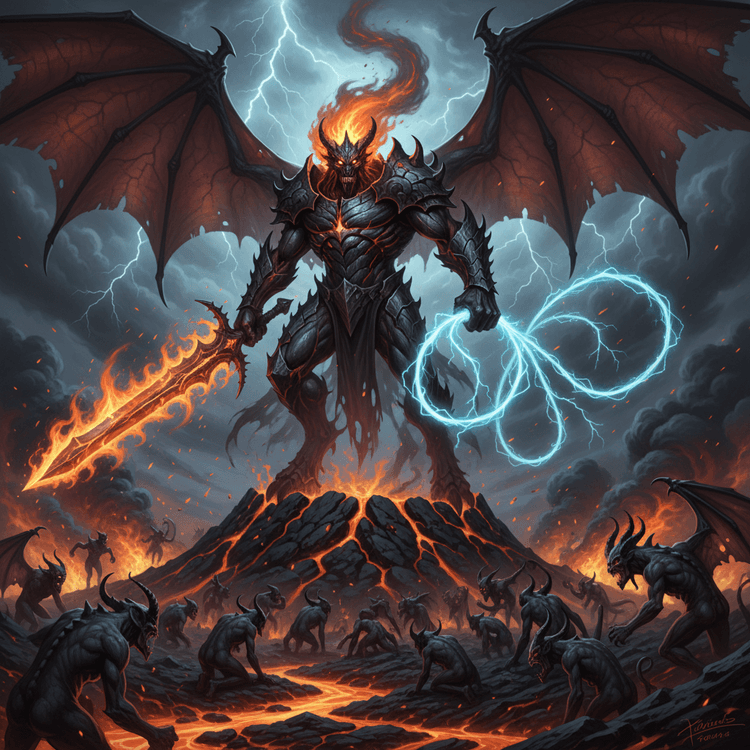 The Infernal Balor of the Blazing Scythe