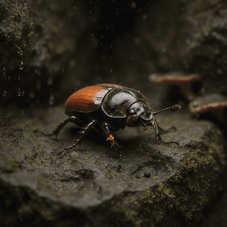 Scuttling Emberback Beetle - toshido's GitHub Creature