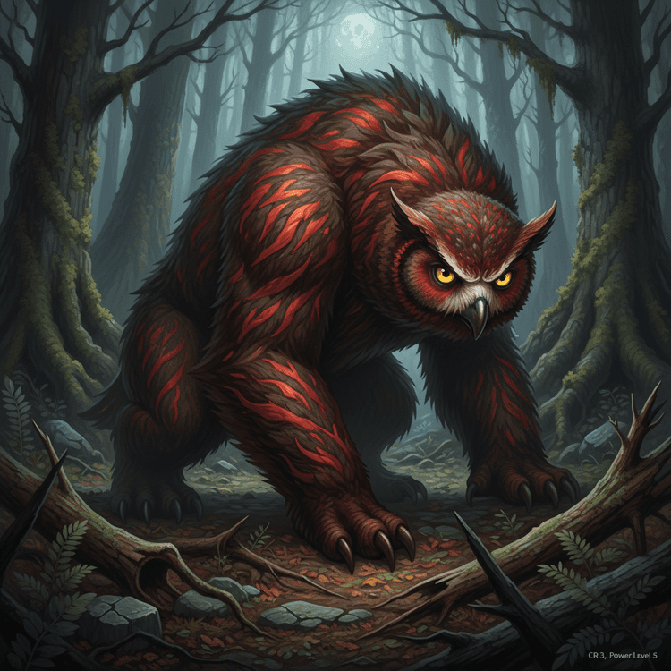Crimsonfur Owlbear